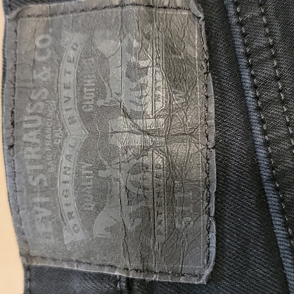 Levi's Size 30x30 Washed Black 511 Slim Fit Jeans, Used Condition - Picture 6 of 14